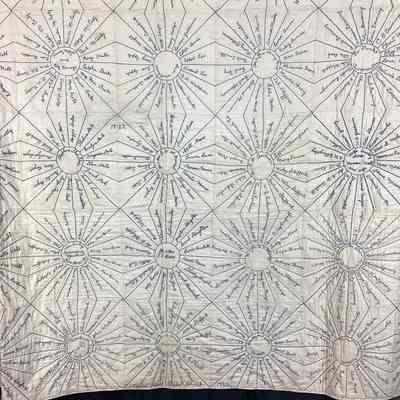 White & Blue Friendship Quilt