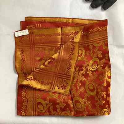 Gold and Red Handkerchief