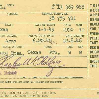 military correspondence