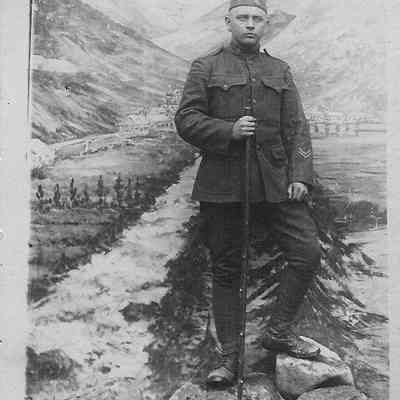 Louis H. Grover in WWI Uniform