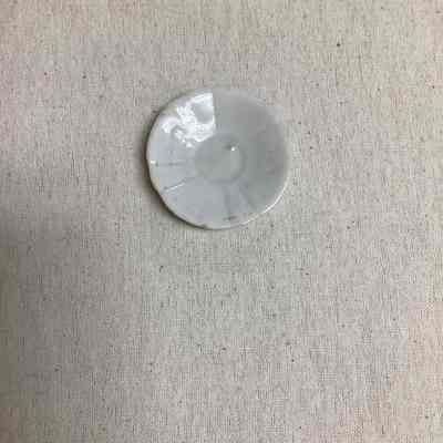 Children's White Ceramic Toy Plate