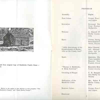 booklet, inside left and right pages