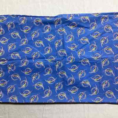 Blue Patterned Feed Bag