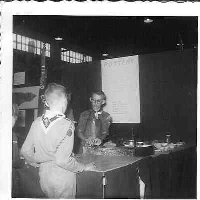 Boy Scouts Troop 208 at 1960 Scout Fair