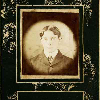 Unidentified Man with Dark Suit, White Shirt and Tie