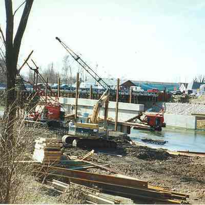 Harrison St. Bridge construction