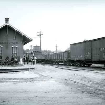 train depot, Shelbyville, Indiana