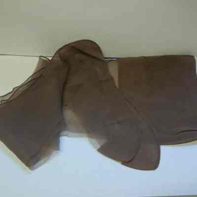 Women's Brown Nylon Stockings