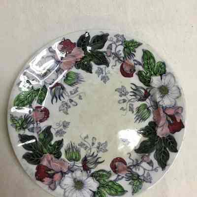 Multicolor Floral Decorative Plate