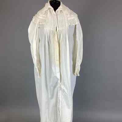 Women’s White Cotton Nightgown
