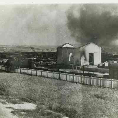 Bombed out Train Yard