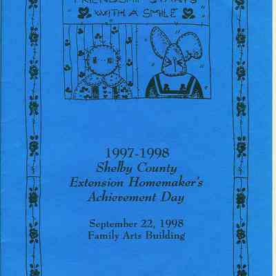 Shelby County Extension Homemakers Achievement Day -Friendship Starts With a Smile