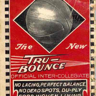 Handbook, official rules for various sports, back cover