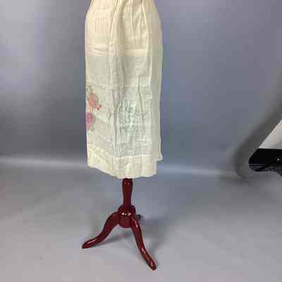 Women's Beige Muslin Apron