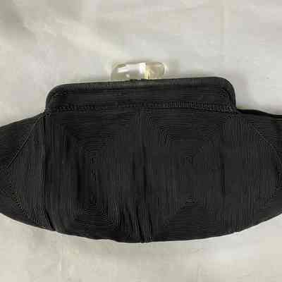 Black Crocheted Clutch