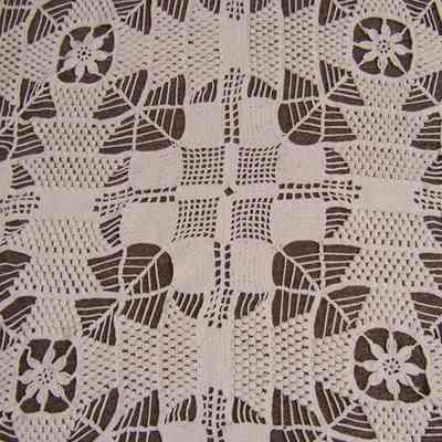 White Crochet Coverlet
