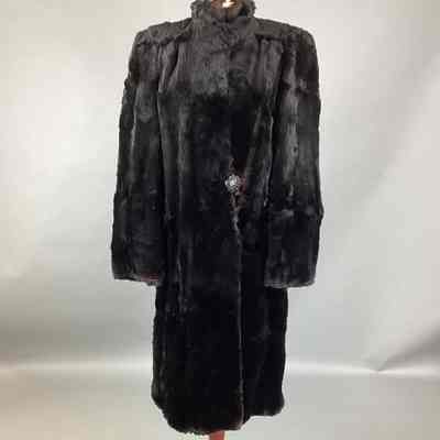 Women's Black Fur Coat
