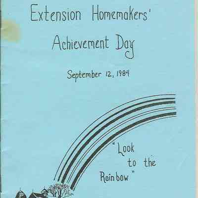 Shelby County Extension Homemakers Achievement Day - Look to The Rainbow