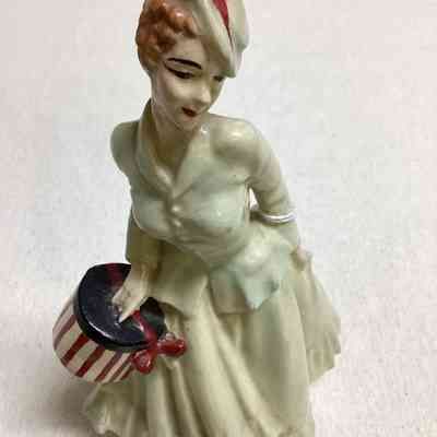 Victorian Woman Ceramic Figurine