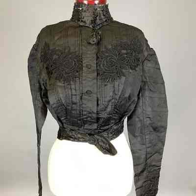 Women's Black Mourning Blouse