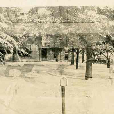 Double-Exposed Snowscape