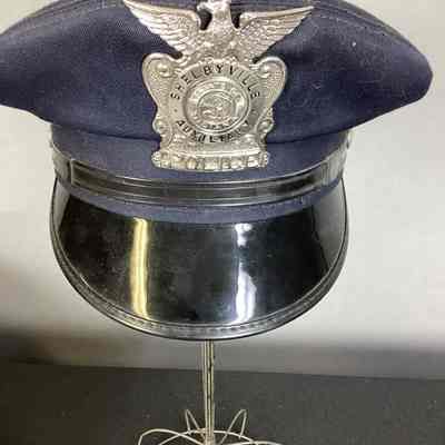Men's Navy Police Peaked Cap