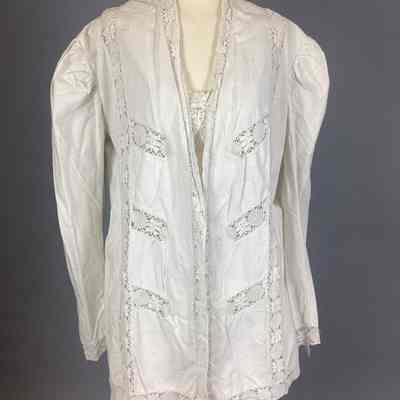 Women’s White Cotton Summer Jacket