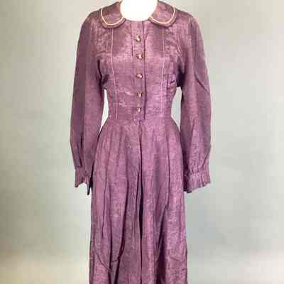 Women’s Purple Dress w/ Gold Accents