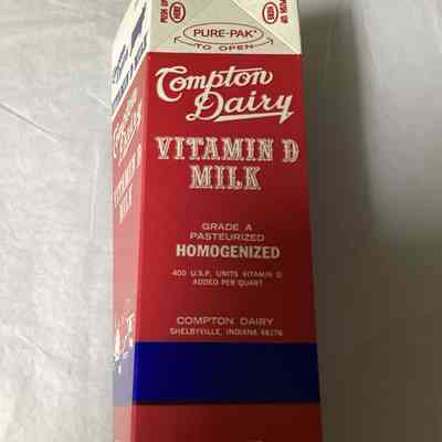 Compton Dairy milk carton