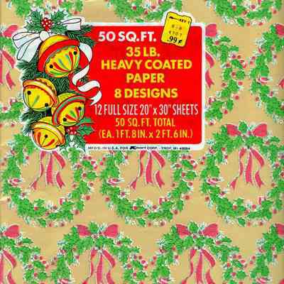 Paper, Christmas wrapping