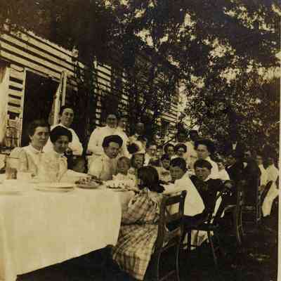 Large Gathering of Unidentified People