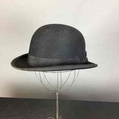 Men's Black Felt Derby Hat