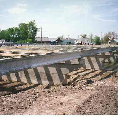 Harrison St. Bridge construction