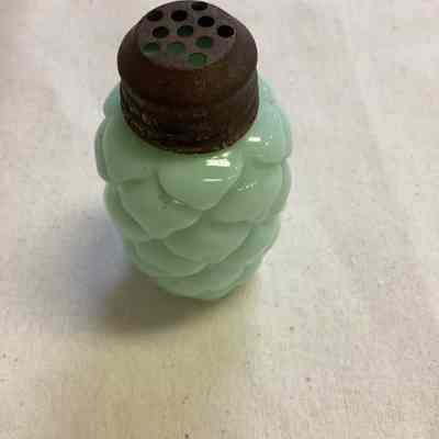 Green Opaque Salt Shaker