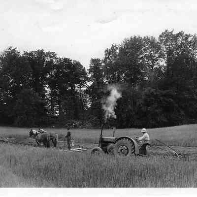 Tractor and combine