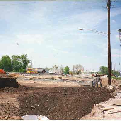 Harrison St. Bridge construction