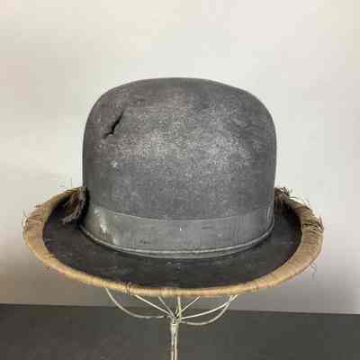Men's Black Felt Derby Hat