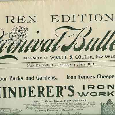 Mardi Gras poster, New Orleans