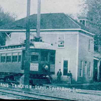 Interurban Car at Depot
