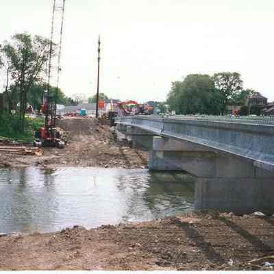 Harrison St. Bridge construction