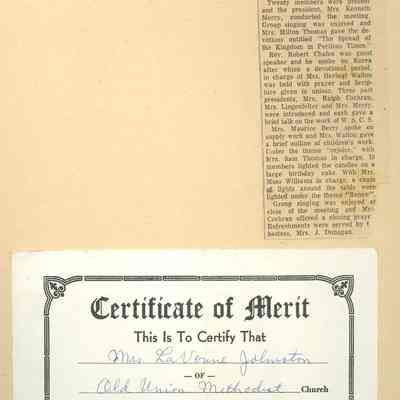 Scrapbook, Inside Cover