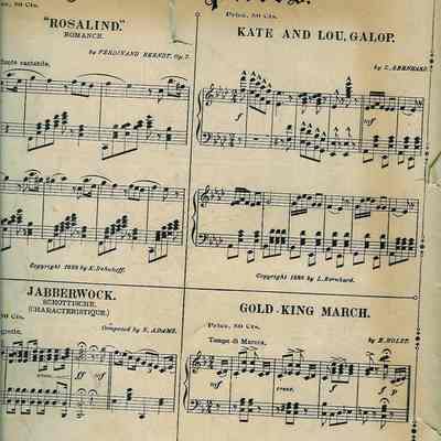 Sheet music collection