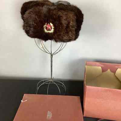 Men's Brown Fur Ushanka Hat
