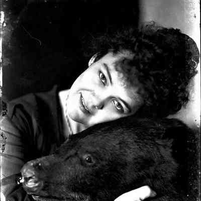 Unidentified Female, Glass-plate negative