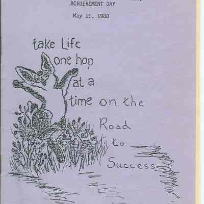 Shelby County Extension Homemakers Achievement Day - Take Life One Hop at a Time on The Road to Success