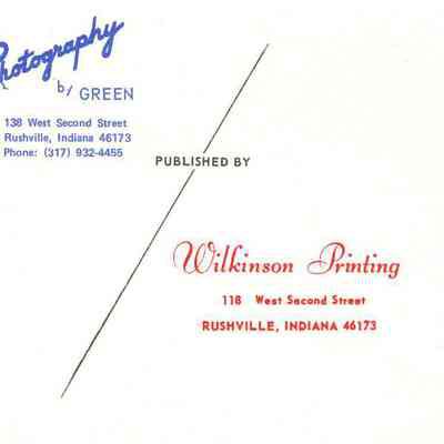 Directory, back cover