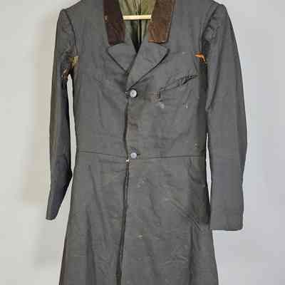 Men's Black Wool Wedding Coat