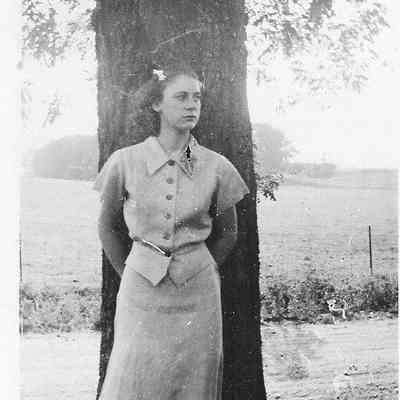 Hilma Katherine Murphy in 4-H dress