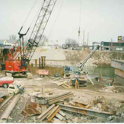 Harrison St. Bridge construction