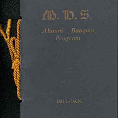 24th Annual Meeting Morristown High School Alumni Association/April 21, 1934
